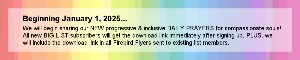 Daily Prayer Announcement